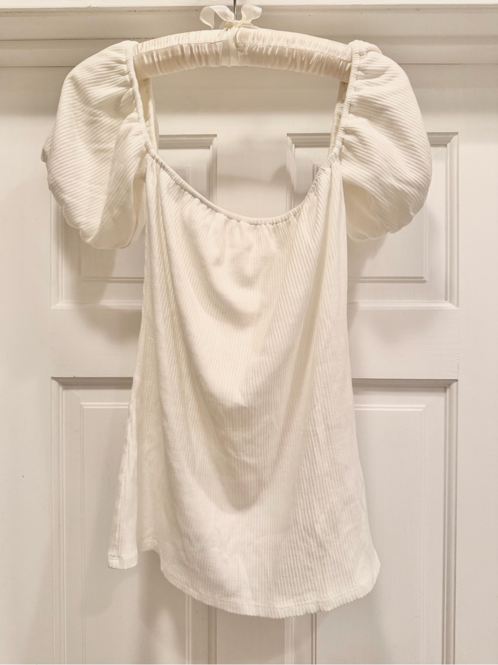 Reformation Off-Shoulder Off White Women's Too